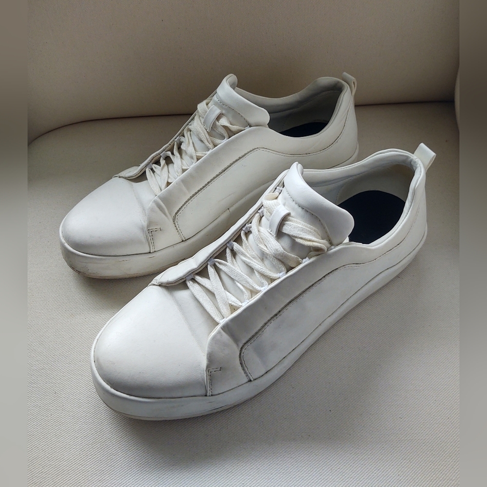 Zara Man White Tennis Shoes